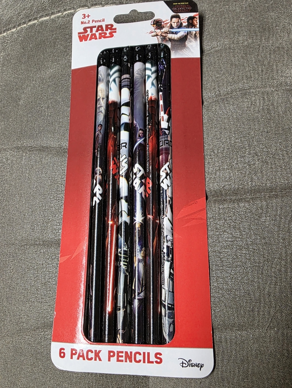 Disney Star Wars 6 Pack of Wood Pencils